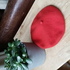 Handmade red beret